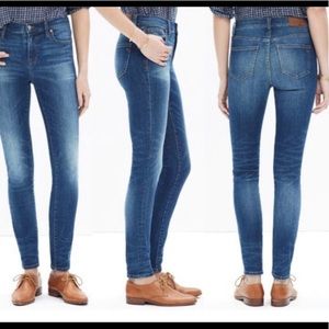 Madewell High Riser Skinny Jeans